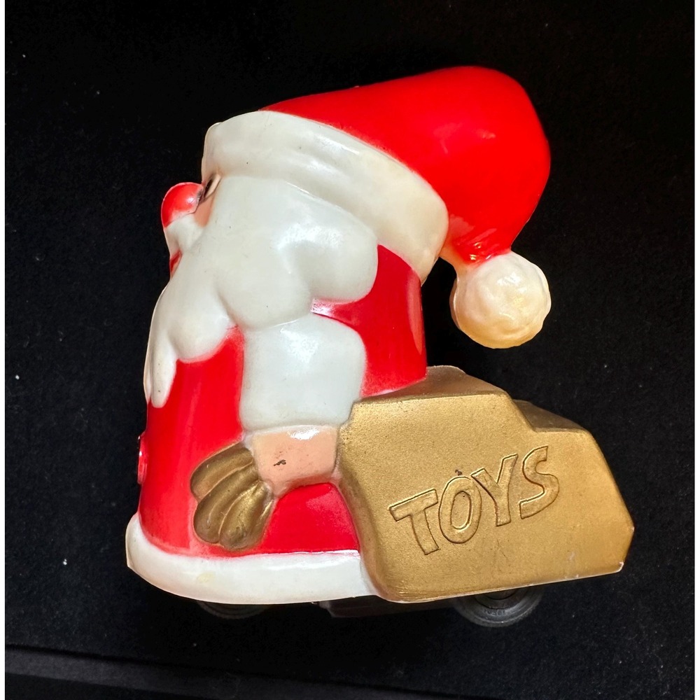 Vintage Santa Claus Friction Toy Made in Hong Kong 1960-70s